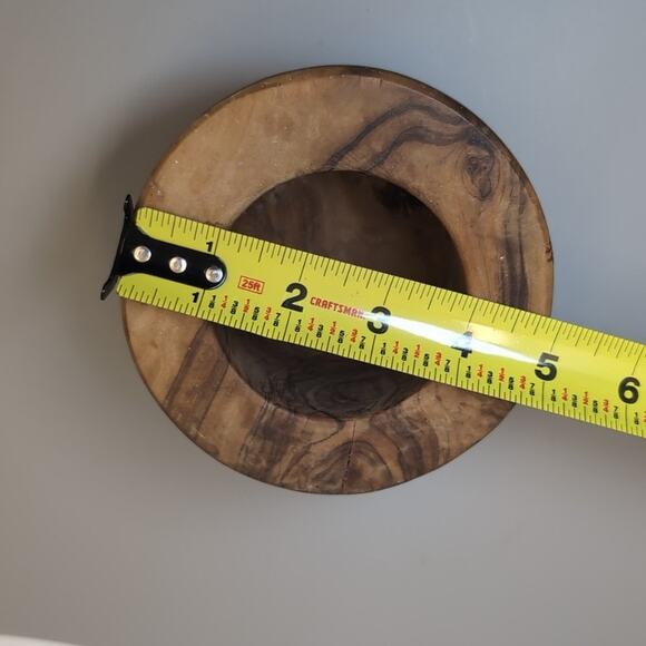 Vtg Wooden Mortar Pestle Herb Spice Grinder Kitchen Tool Rustic Decor - Picture 6 of 7